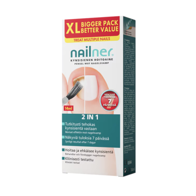 Nailner Kynsisienen Hoitoaine 2in1 XL 14 ml